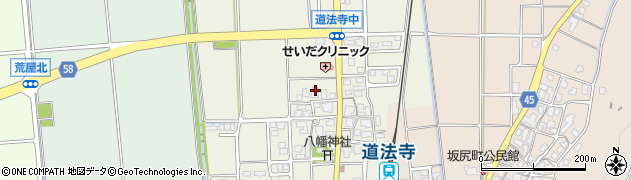 石川県白山市道法寺町ホ5周辺の地図