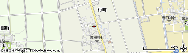 石川県白山市行町イ163周辺の地図