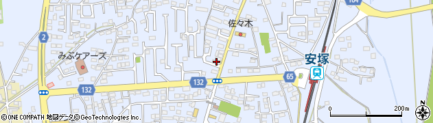 栃木県下都賀郡壬生町安塚913-20周辺の地図