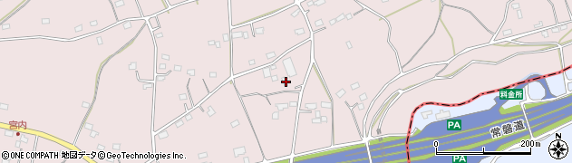 茨城県那珂市本米崎2161周辺の地図