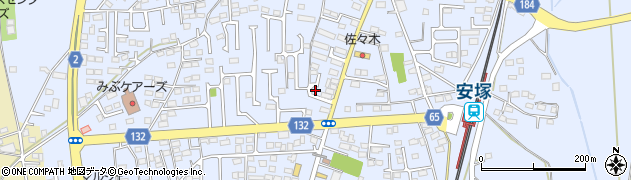 栃木県下都賀郡壬生町安塚913-19周辺の地図
