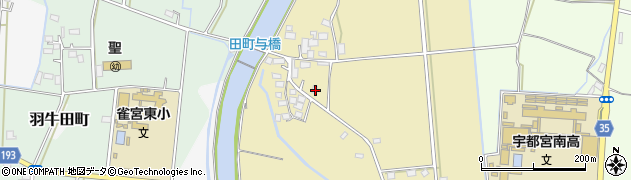 栃木県宇都宮市下横田町716周辺の地図