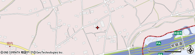 茨城県那珂市本米崎2183周辺の地図