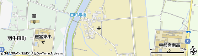 栃木県宇都宮市下横田町715周辺の地図