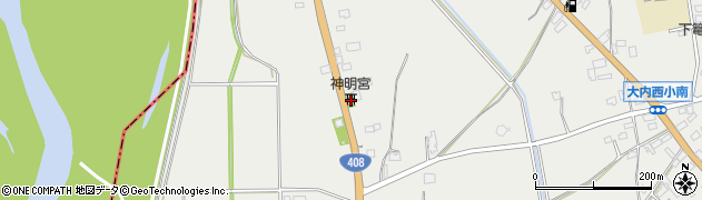 栃木県真岡市下籠谷2550周辺の地図