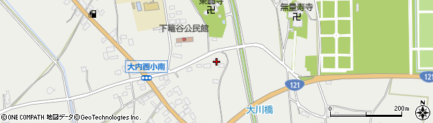 栃木県真岡市下籠谷1672周辺の地図