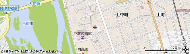 戸倉国民温泉周辺の地図
