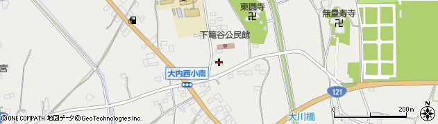 栃木県真岡市下籠谷1682周辺の地図