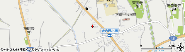 栃木県真岡市下籠谷2582周辺の地図