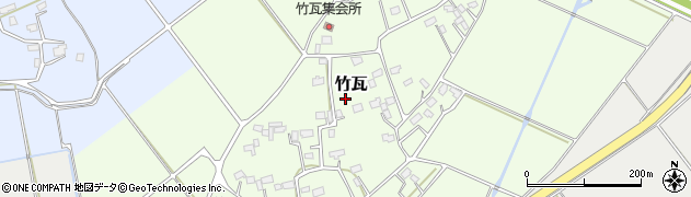 茨城県東海村（那珂郡）竹瓦周辺の地図