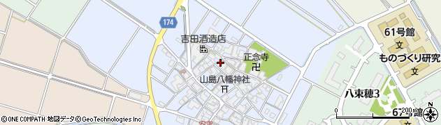 石川県白山市安吉町周辺の地図