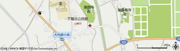 栃木県真岡市下籠谷1697周辺の地図