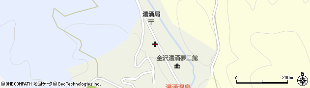 石川県金沢市湯涌町（ヘ）周辺の地図