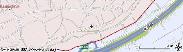 茨城県那珂市本米崎2032周辺の地図