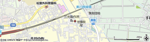 石川県白山市長屋町ロ26周辺の地図