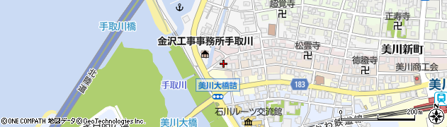 石川県白山市美川北町ヲ84周辺の地図