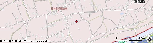 茨城県那珂市本米崎2125周辺の地図
