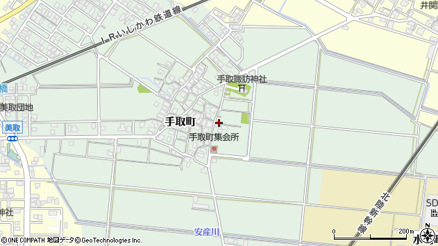 〒929-0212 石川県白山市手取町の地図