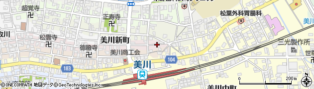 石川県白山市美川新町レ周辺の地図