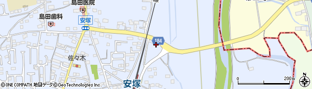 栃木県下都賀郡壬生町安塚966-3周辺の地図