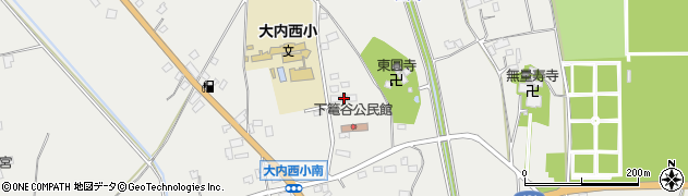 栃木県真岡市下籠谷1694周辺の地図