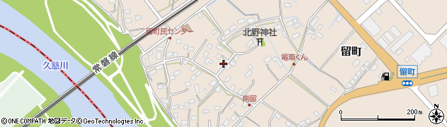 茨城県日立市留町周辺の地図