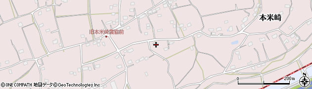 茨城県那珂市本米崎2104周辺の地図