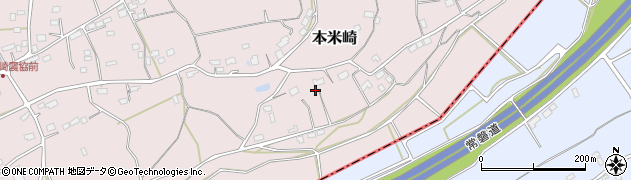 茨城県那珂市本米崎2024周辺の地図