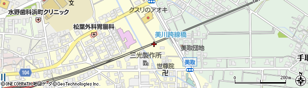 石川県白山市長屋町ロ周辺の地図