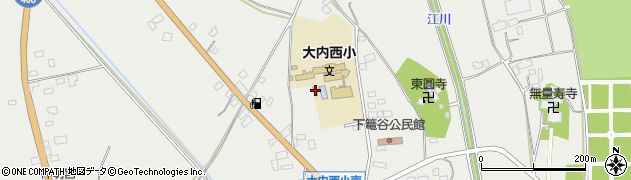 栃木県真岡市下籠谷1689周辺の地図