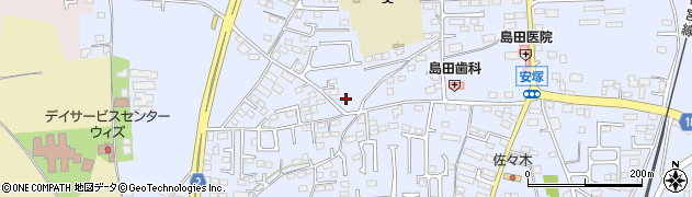 栃木県下都賀郡壬生町安塚2014周辺の地図