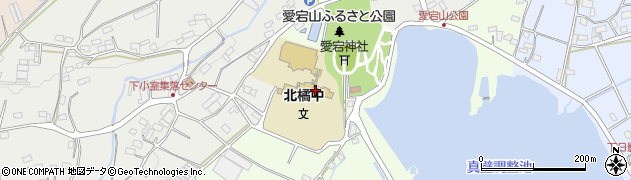 渋川市立北橘中学校周辺の地図