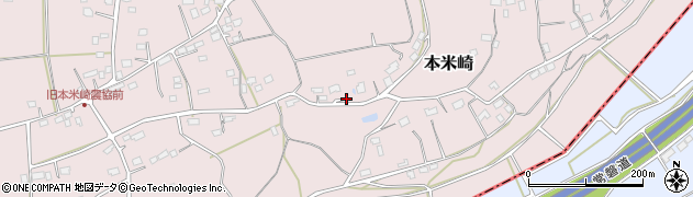 茨城県那珂市本米崎2073周辺の地図