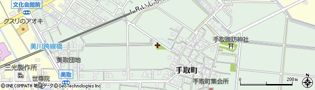 石川県白山市手取町（ク）周辺の地図