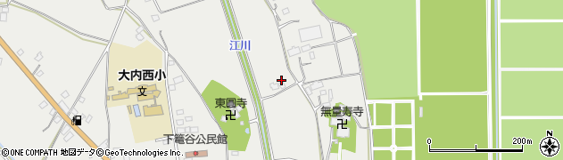 栃木県真岡市下籠谷1109周辺の地図