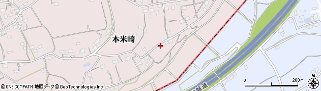 茨城県那珂市本米崎2009周辺の地図