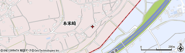 茨城県那珂市本米崎2010周辺の地図