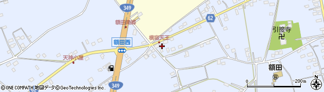 茨城県警察本部　那珂警察署・額田駐在所周辺の地図