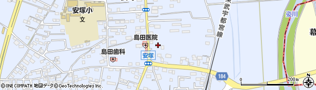 栃木県下都賀郡壬生町安塚1933周辺の地図