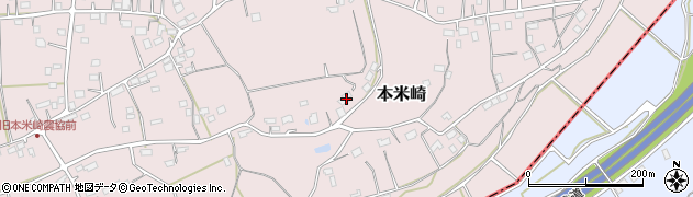 茨城県那珂市本米崎2060周辺の地図