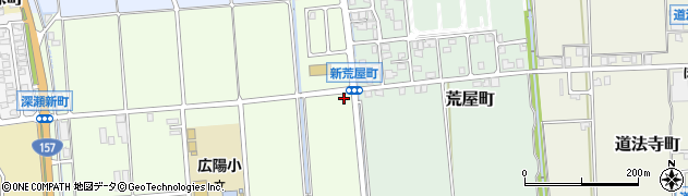 石川県白山市知気寺町ぬ周辺の地図