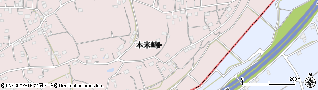 茨城県那珂市本米崎2048周辺の地図
