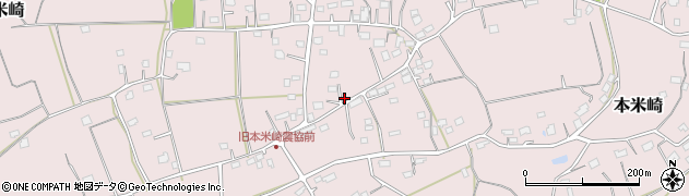 茨城県那珂市本米崎1618周辺の地図