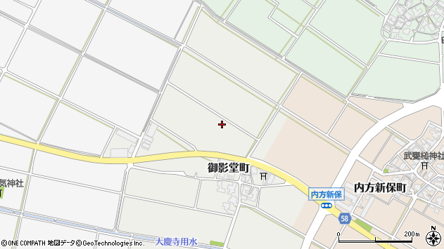 〒924-0851 石川県白山市御影堂町の地図