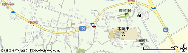木崎郵便局周辺の地図