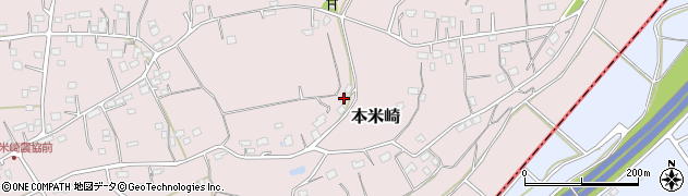 茨城県那珂市本米崎1940周辺の地図