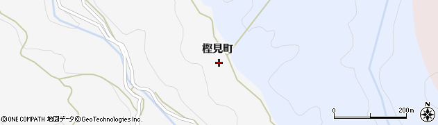 石川県金沢市樫見町周辺の地図