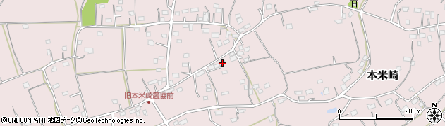 茨城県那珂市本米崎1835周辺の地図