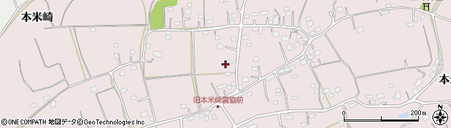 茨城県那珂市本米崎1556周辺の地図