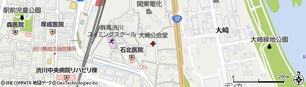 大崎公会堂周辺の地図